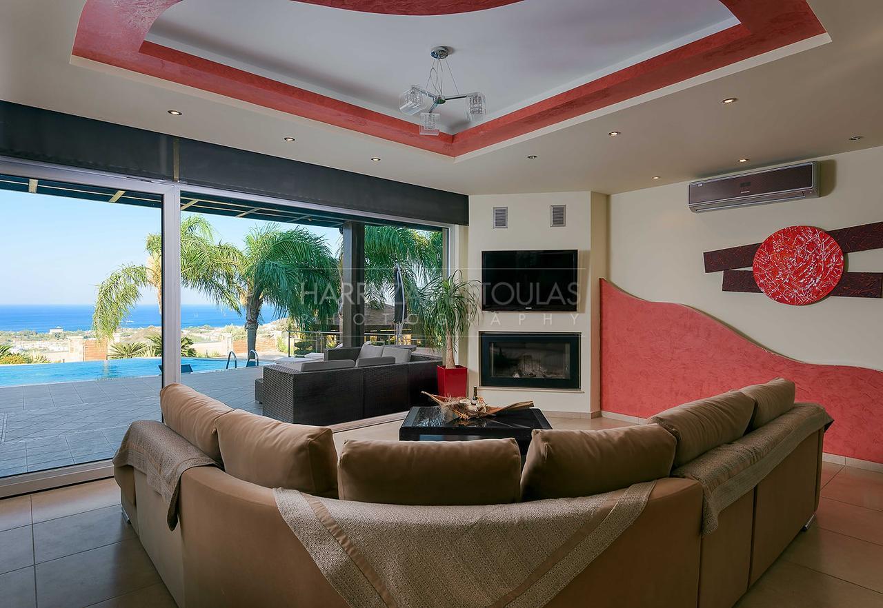 Quinn Hill Luxury Villa Rhodes Island ภายนอก รูปภาพ